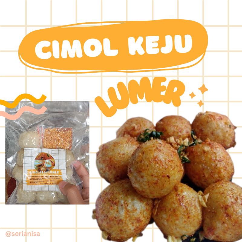 

CIMOL KEJU LUMER | Cimol Bandung | Frozen cimol kemasan vakum isi 10