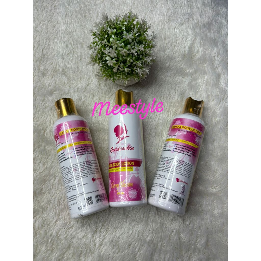 Athena Goddesskin Body Lotion Cherry Blossom ORIGINAL by Dr. Richard Lee