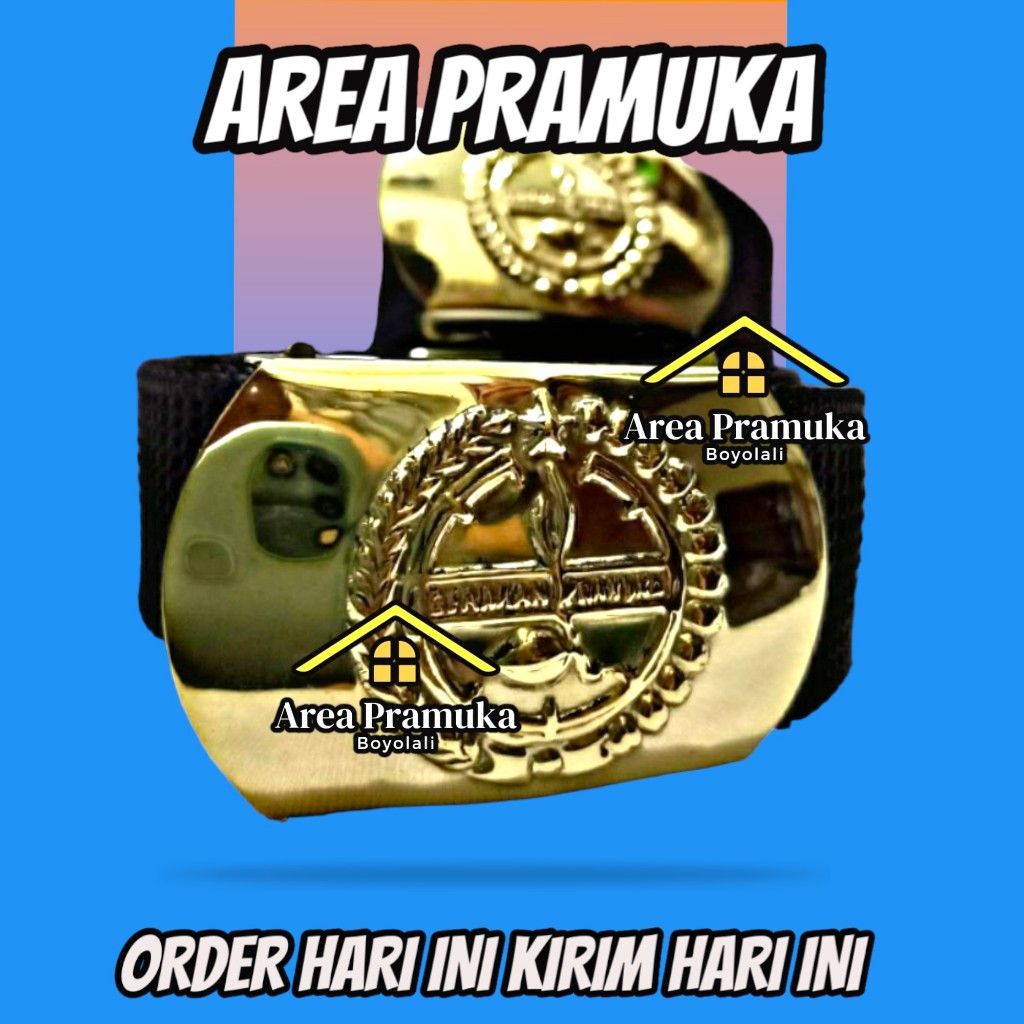 Sabuk pembina pramuka / ikat pinggang pramuka ( bijian )