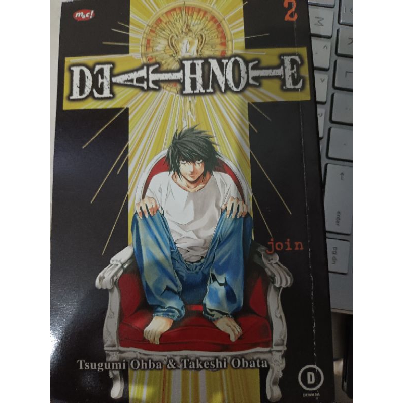 Buku Komik Cabutan DEATH NOTE 1 2 5 7 kondisi sangat mulus & ada yang segel ASLI TERBITAN ELEX Grame