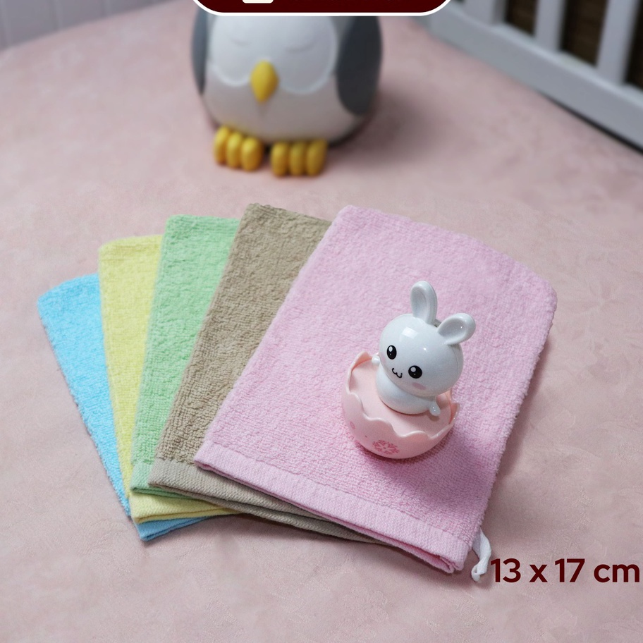 Terlaris Wash lap Handuk Serba Guna Chalmer 13 x 17 cm Wash lap Bayi Katun Lembut