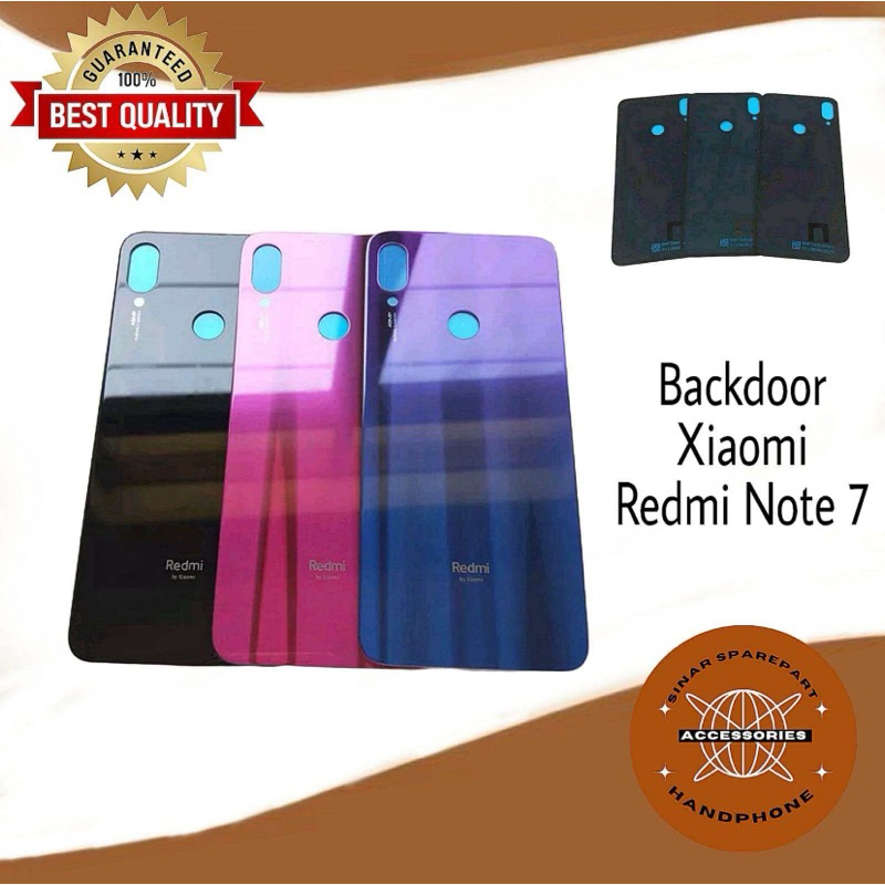 BACKDOOR TUTUP BELAKANG REDMI NOTE 7 NEW ORI