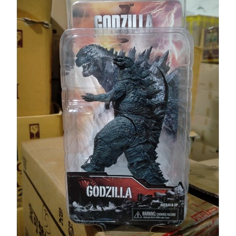 NECA GODZILLA 2001 HEAD TO TAIL ACTION FIGURE