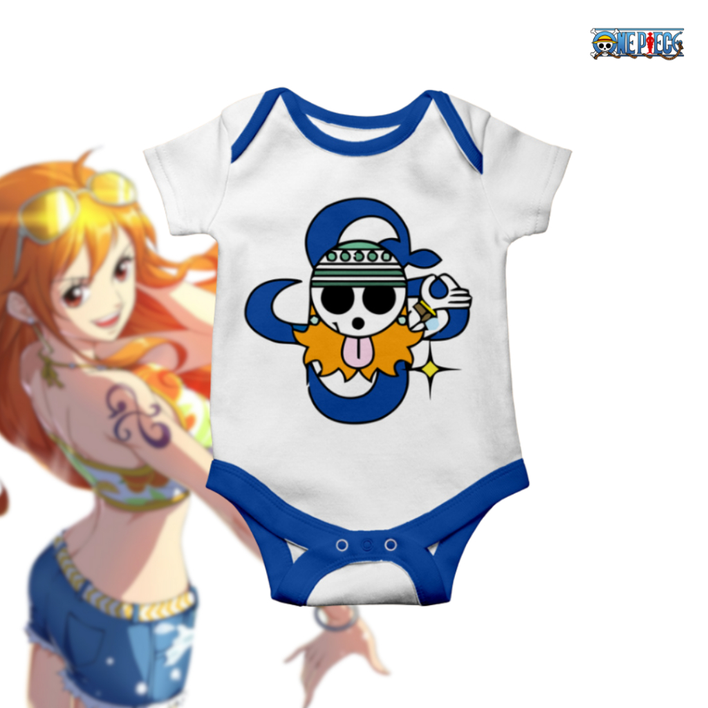 Baju bayi anime one piece laki laki perempuan 0 6 bulan karakter Nami