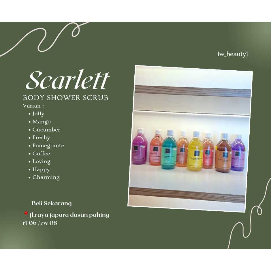 Scarlett Whitening Shower Scrub - LW BEAUTY