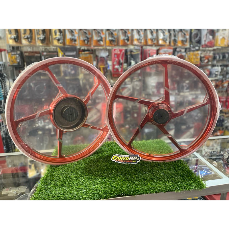 velg racing ktc racing tipe pivot two tone cnc 140/160-17 jupiter z vega fizr original ktc