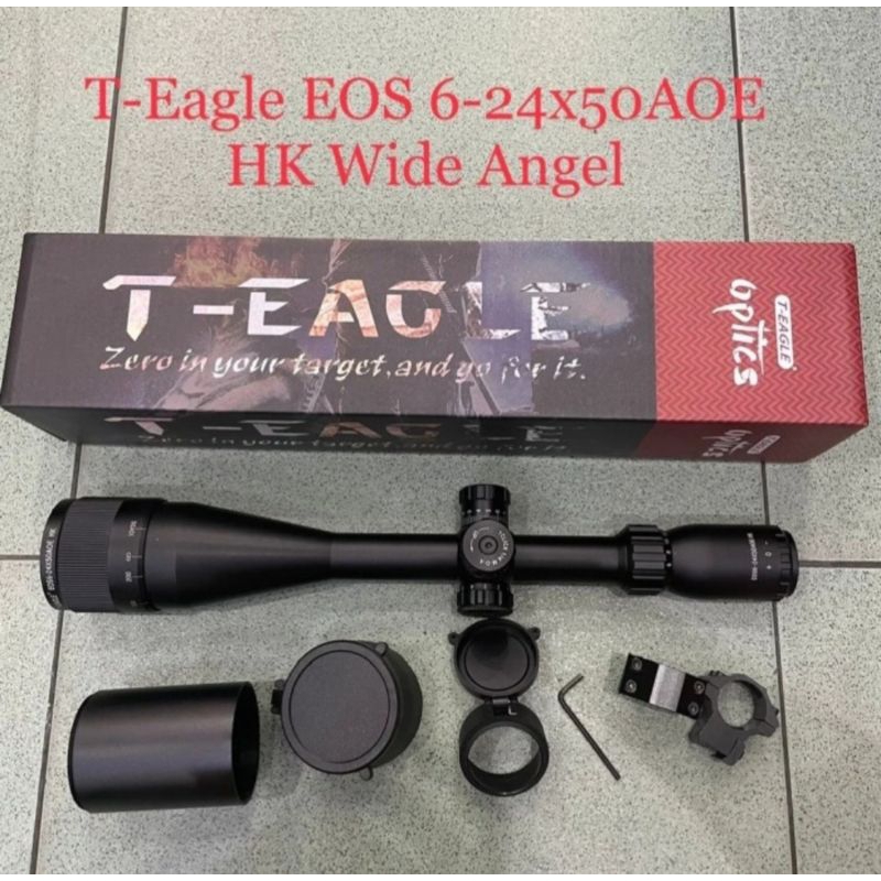 t eagle, 6-24x50, paralak depan