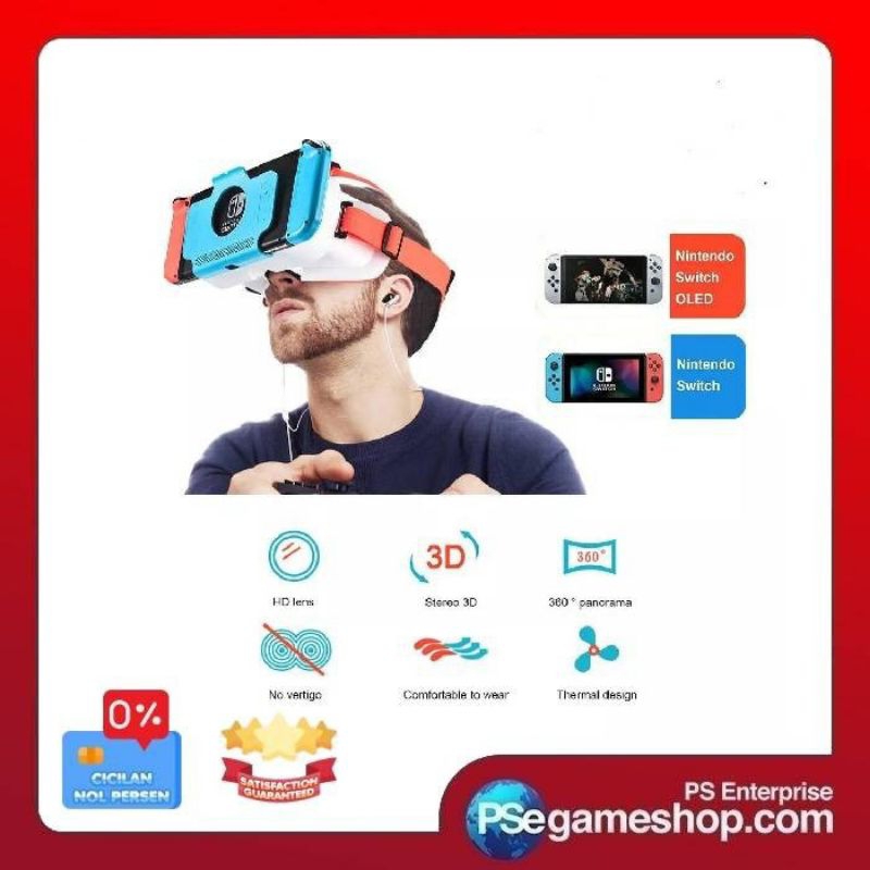 VR Headset for Nintendo Switch OLED / Nintendo Switch V1 V2 OLED