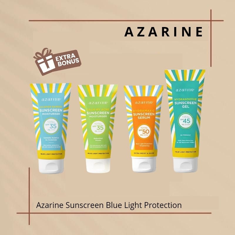 Azarine Sunscreen Hyrasoothe - Hydramax C - Moisturizer Sunscreen SPF 45 PA++++