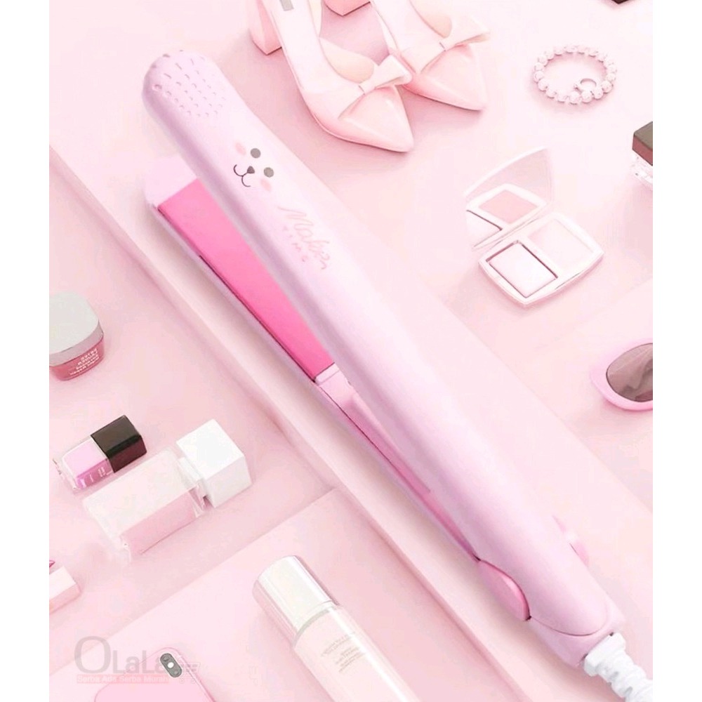 Catokan Mini Catok Rambut Pink Cepat Panas