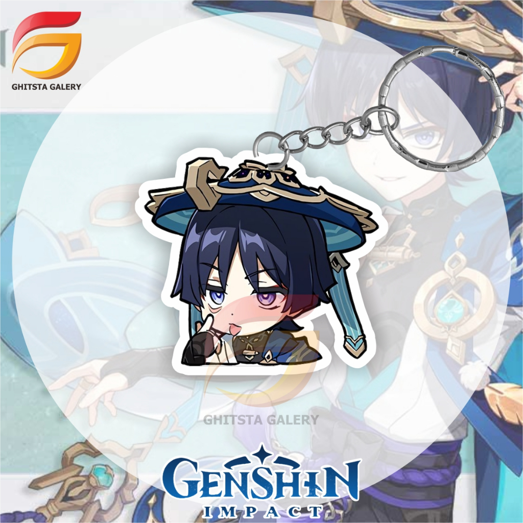Gantungan Kunci Wanderer Genshin Impact - Gantungan Kunci Genshin Impact - Gantungan Kunci Akrilik