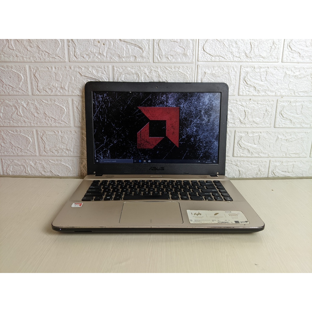 Asus X441BA AMD A4 9125 RAM 8GB Dual Storage SSD 128GB HDD 1TB Laptop Bekas Second Sekolah/Kantor