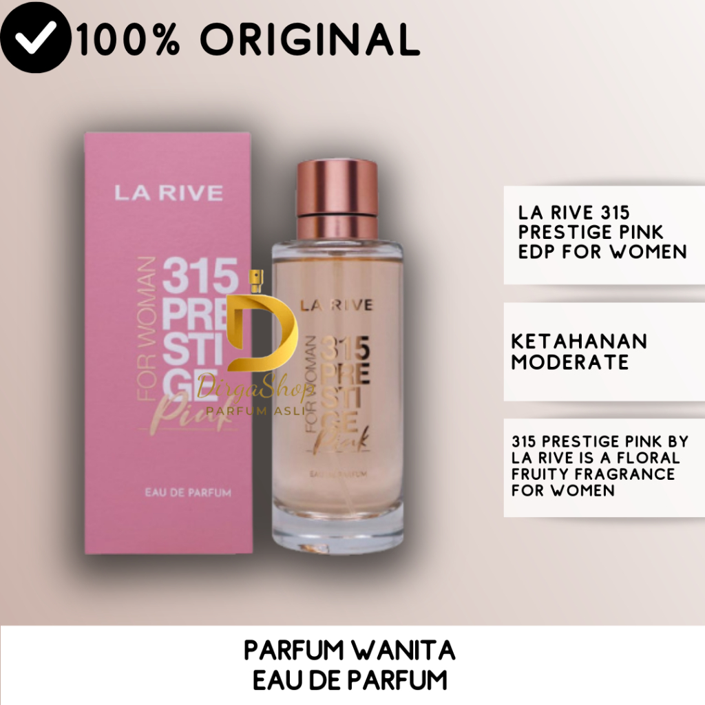 La Rive 315 Prestige Pink EDP For Women