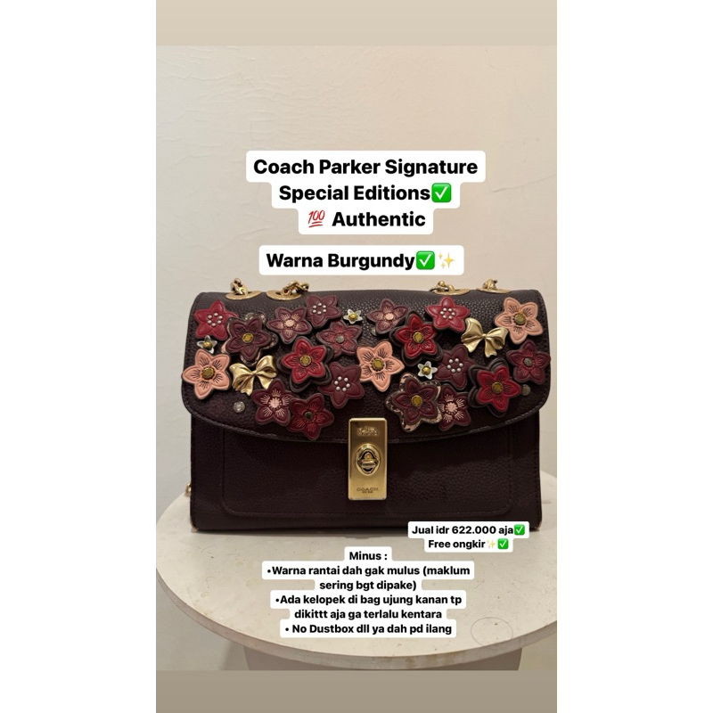 Coach parker signature limited series