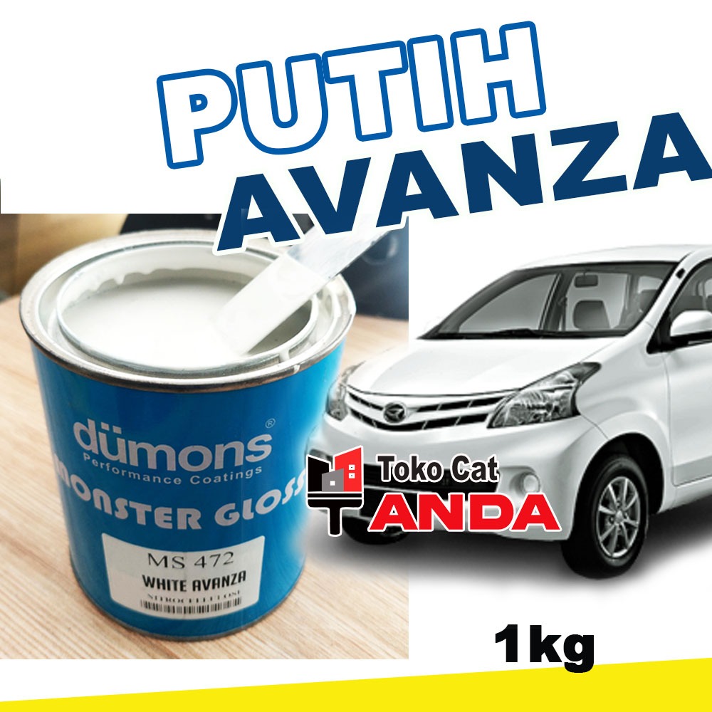 Cat Putih Avanza - Dumons White Avanza MS472 - Cat White Avanza 472 - Cat Duco Avanza