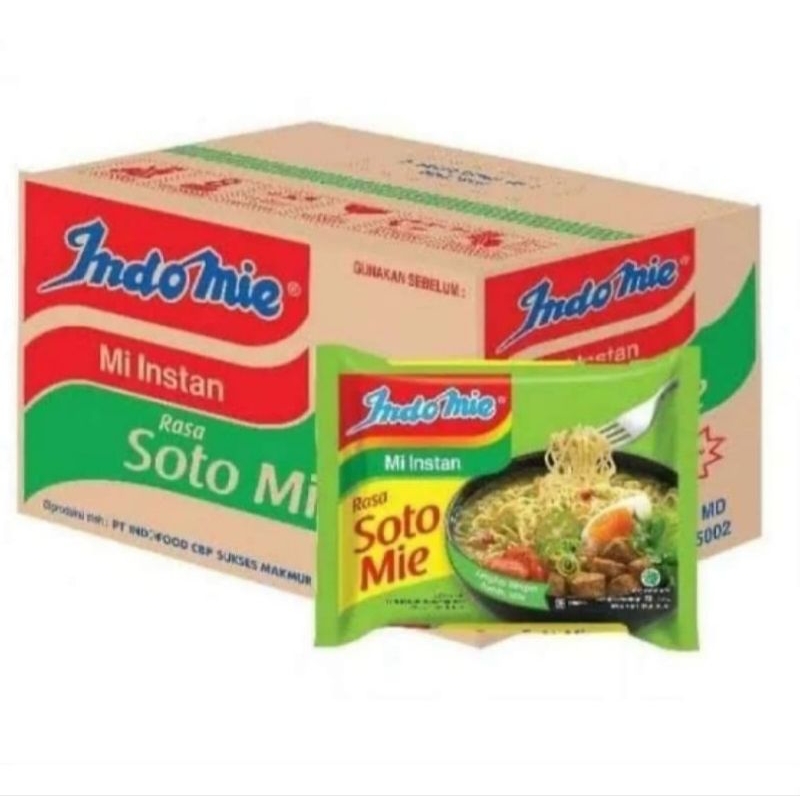 

INDOMIE rasa SOTO MIE paket isi 10 pics ( BUNGKUS)