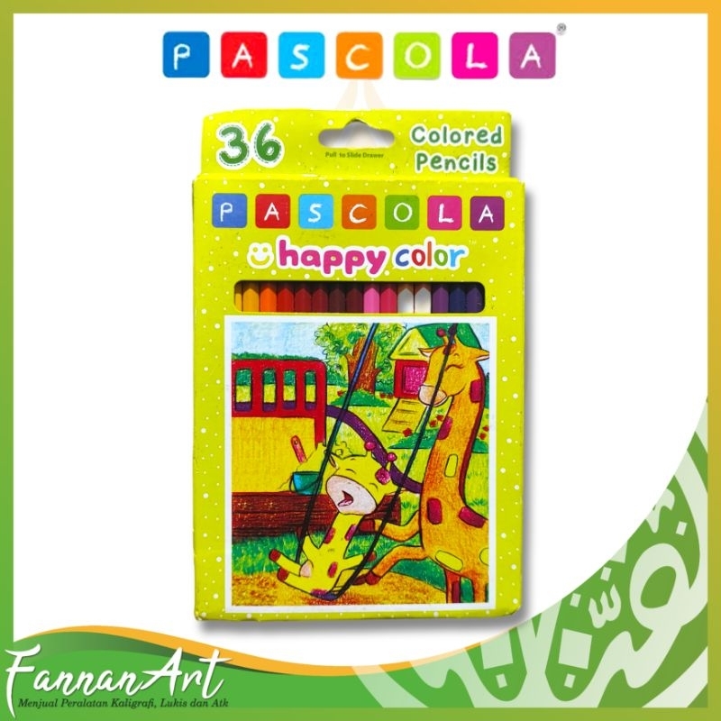 

Standard Pascola Happy Color Pencil 36 / Set ( Pensil Warna / Pewarna / Coloring ) pensil warna murah berkualitas
