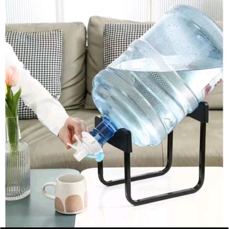 Rak Galon Air Besi Dan Keran Air / Tempat Dudukan Galon