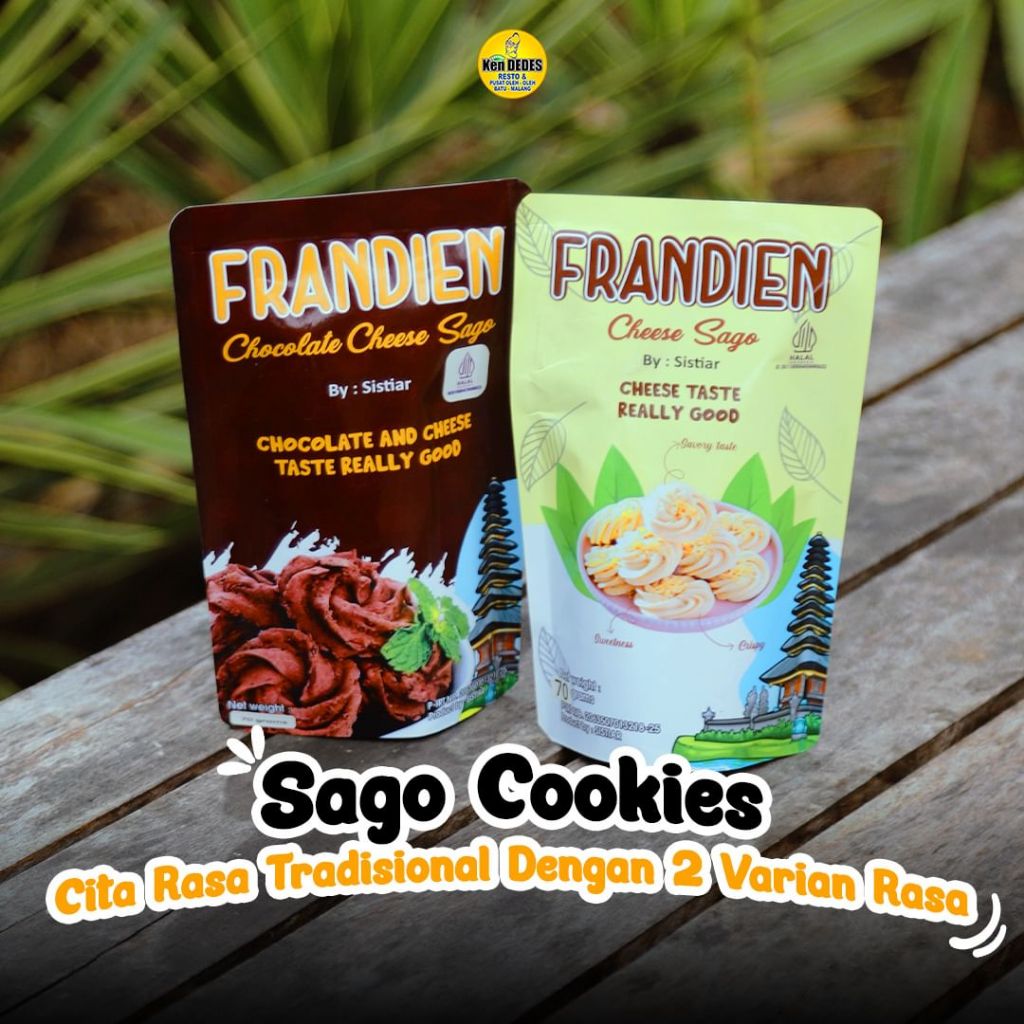 

Frandien Cookies Cheese Series - Cheese Sago & Chocolate Cheese Sago / Rentak Keju / Cheese Sago