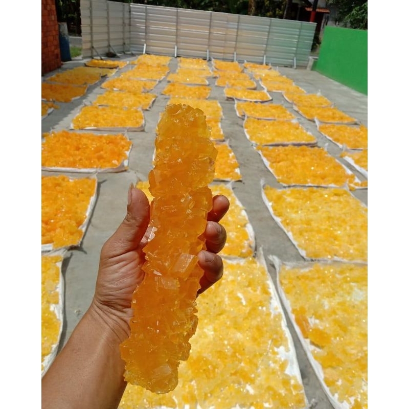 

Gula Batu Kristal Cap Tiga Berlian/ Teko Tawang Manis Cilacap 1kg Gula Kristal Tebu