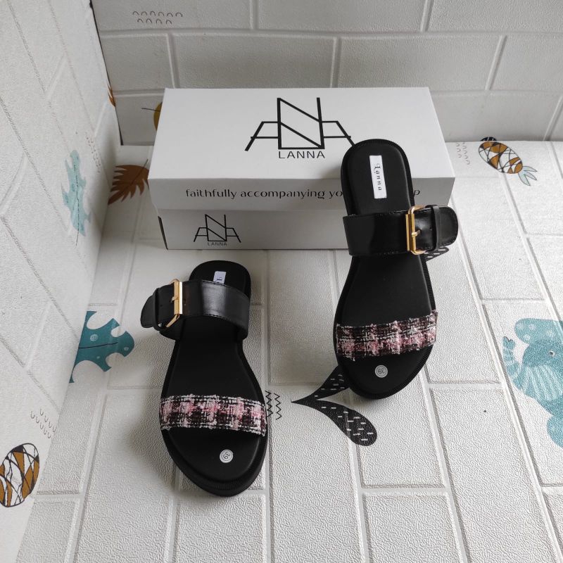 LANNA COLLECTION || Sandal Wanita Wedges /LANNA COLLECTION || Sandal Wanita Wedges / Afya Sandal Wan