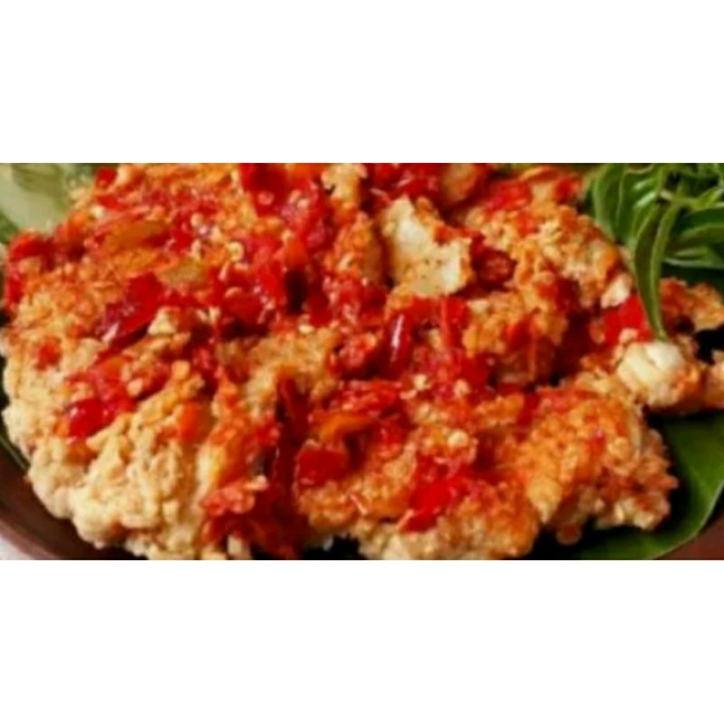 

nasi dan ayam goreng dan sambal pedas harga per 1bks