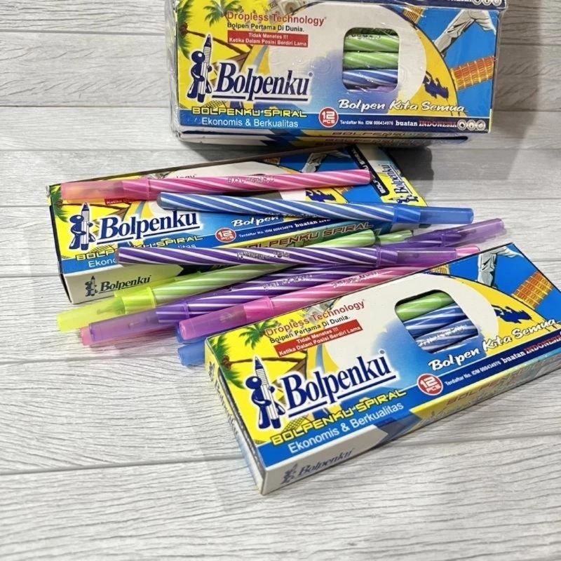 

PEN LILIN / PEN SPIRAL / PULPEN MURAH GROSIR Pulpen ulir sangat bagus enak dipakai