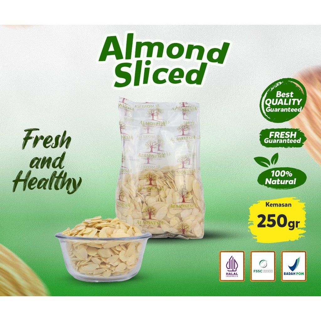 

Almonesia - Almond Sliced 250Gram