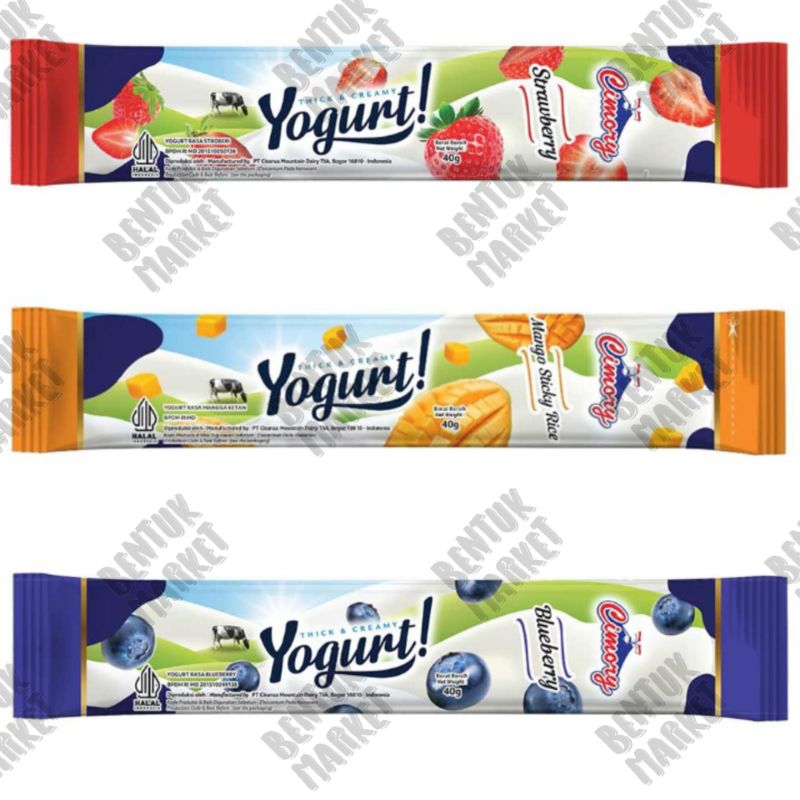 

Cimory Yogurt Stick Mango Sticky Rice/ Strawberry/ Blueberry 40gr / Cemilan/ Yogurt