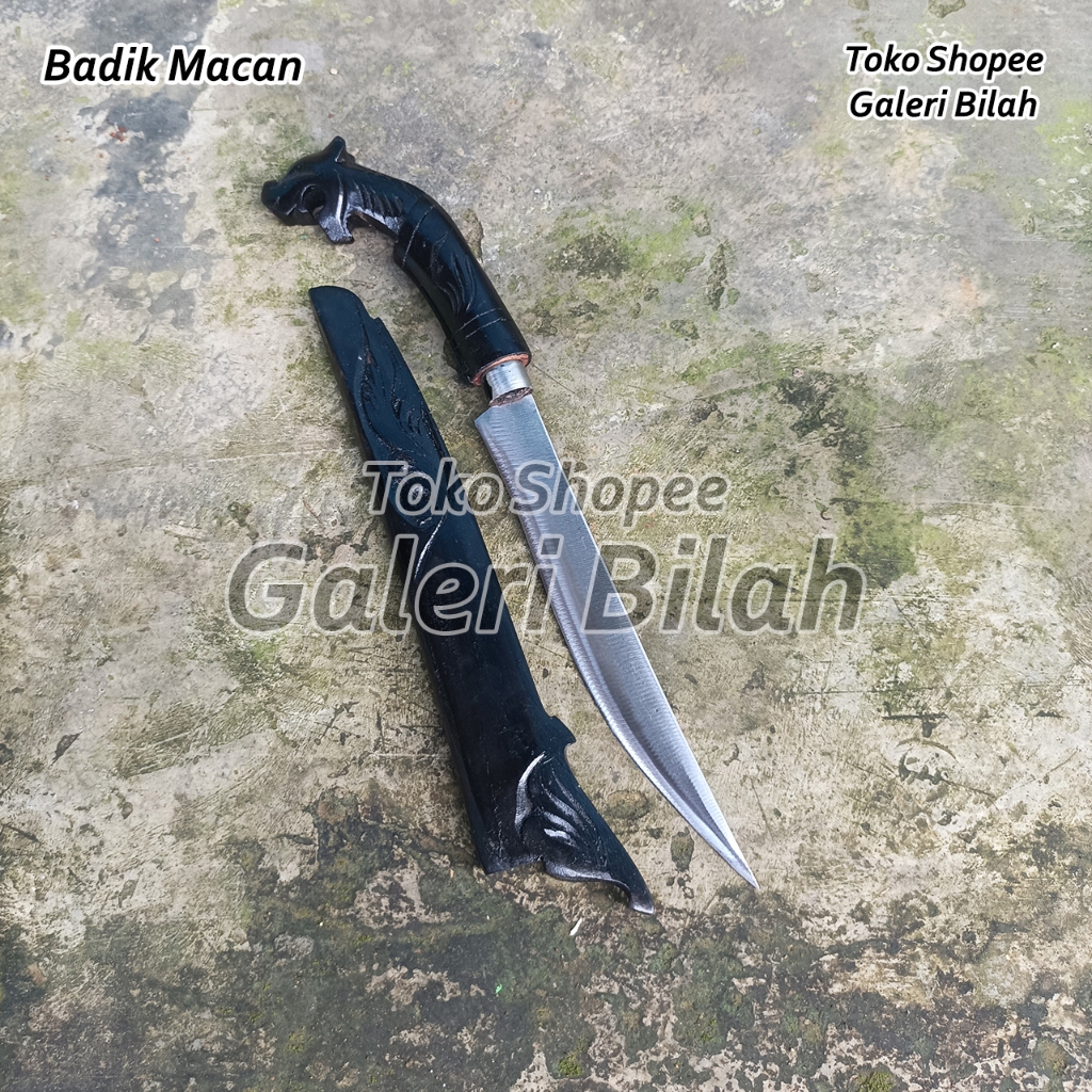 Pisau Dapur Baja Serbaguna Ukir Batik Unik