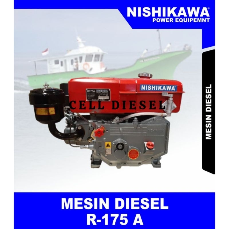 mesin penggerak diesel solar R175 NISHIKAWA