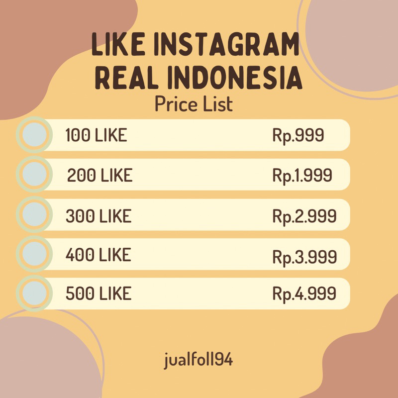 LIKE INSTAGRAM INDONESIA REAL AKTIF MURAH LIKE INDO BERGARANSI