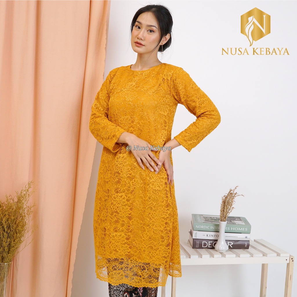 Nusa_Kebaya TERMURAH Atasan Kebaya Tunik Brokat / Kebaya Brokat / Kebaya Tunik Brokat Modern
