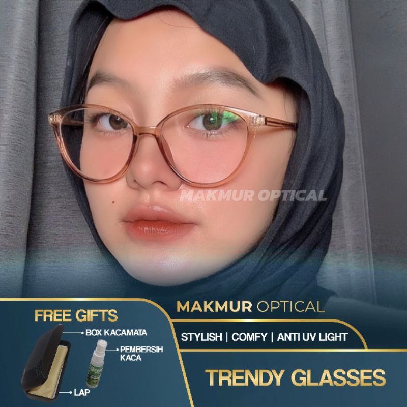 Kacamata Kate Spade (muka kecil) Bisa Request Ukuran Normal/Minus/Cyl/Plus | Kacamata antiradiasi Ga
