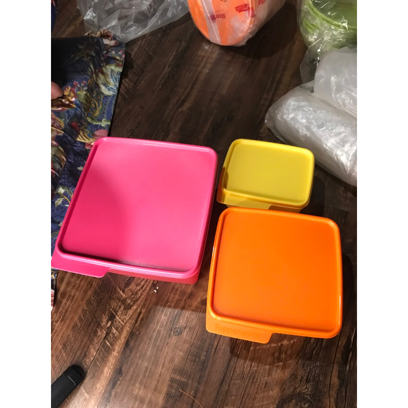 New Cozy Nest Tupperware set of 3 2.1 L 1.2L 500ml
