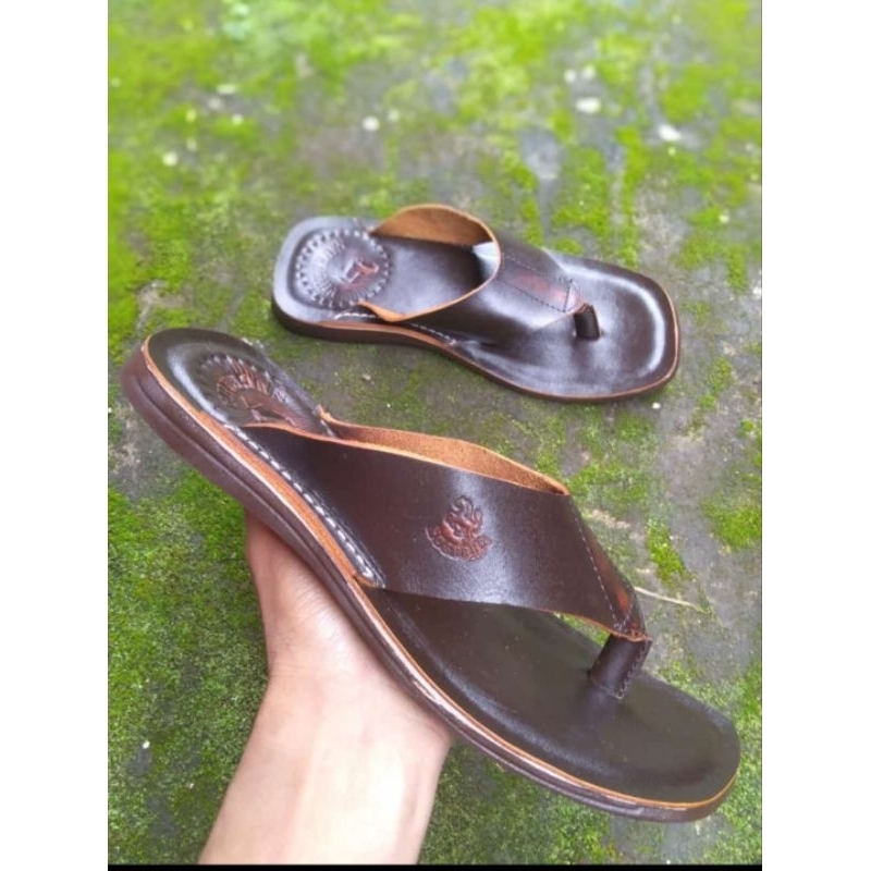 OBARA/Sandal Pria  Kulit Sapi Asli (002)