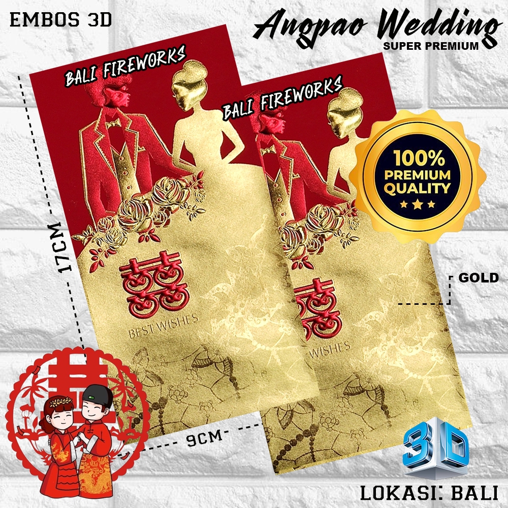 

KERTAS ANGPAO / AMPLOP ANGPAO WEDDING PREMIUM GOLD EDITION 4