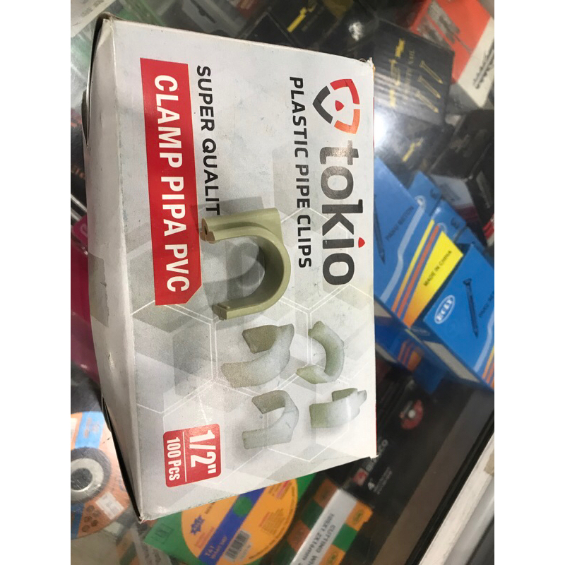 Klem Pipa PVC/ Clamp Pipa PVC / Klem Pipa Plastik (TANPA PAKU)