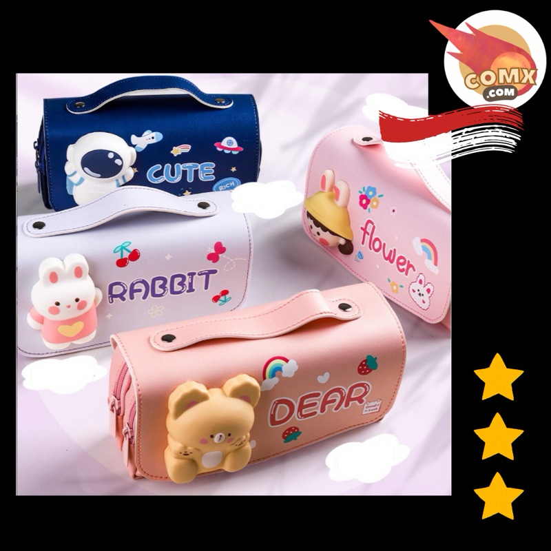 

COMX Kotak pensil squishy tenteng lucu, Squishy Pencil case Cute