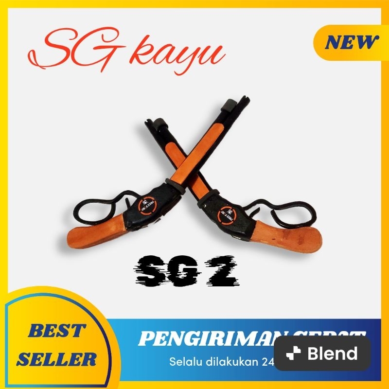 mainan kayu free fire shot gun ff mainan senapan sg2 sg dua mainan viral sg kayu