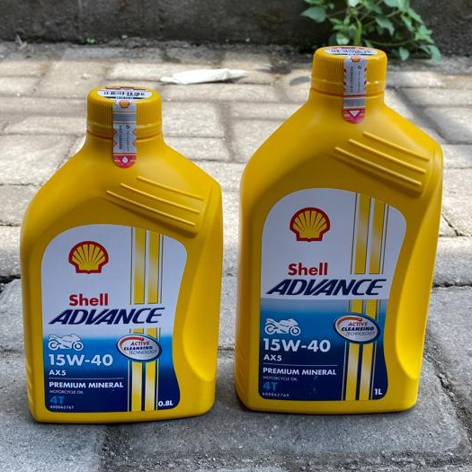 OLI MOTOR SHELL ADVANCE AX5 MATIC 0.8L/SHELL MATIC AX5 15W-40 800ML