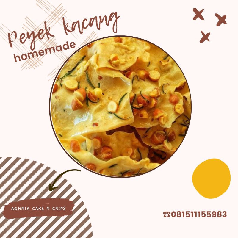 

Peyek kacang tanah toples 5L