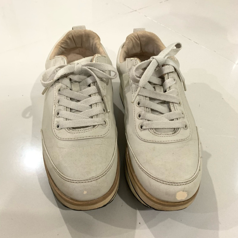 ZARA Basic Two Tone Platform Shoes (PRELOVED)