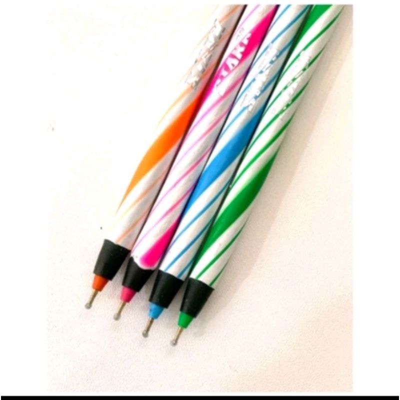 

*1pcs Pulpen Stark Ballpoint Lilin Hitam Murah