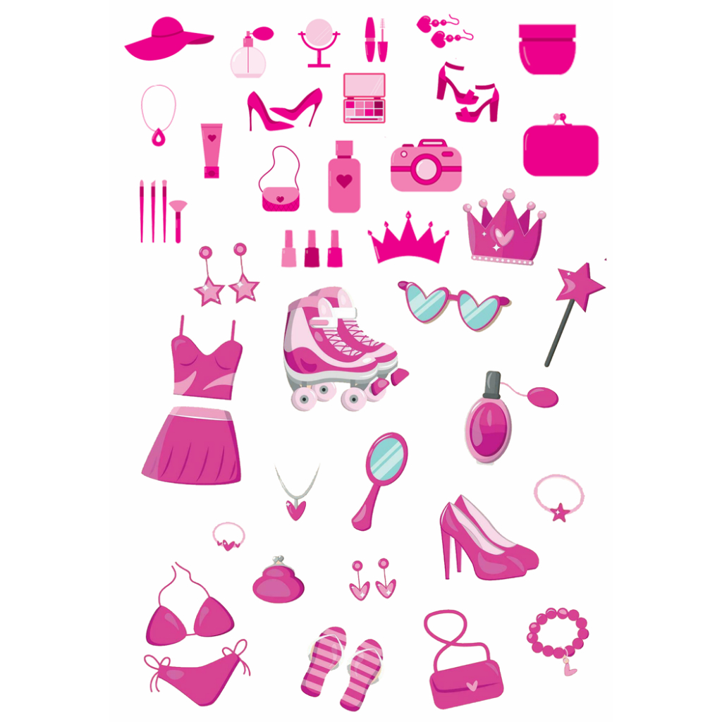 

Stiker Girl Pink / Stiker Scrapbook / Stiker Journaling / Stiker Buku / Stiker Lucu