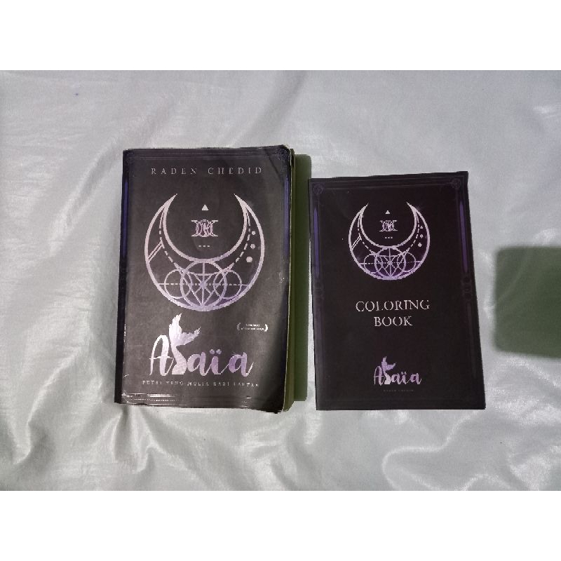 Preloved Novel Alaia 1 (satu) Raden Chedid Original with coloring book