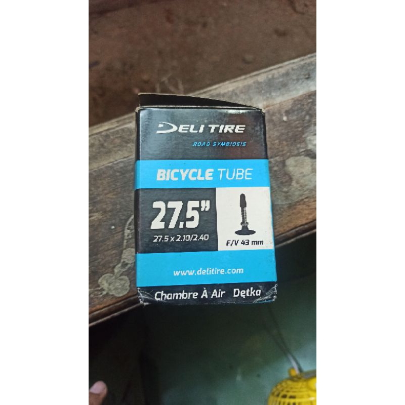 ban dalam mtb 27.5 deli tire swalow, presta 43mm