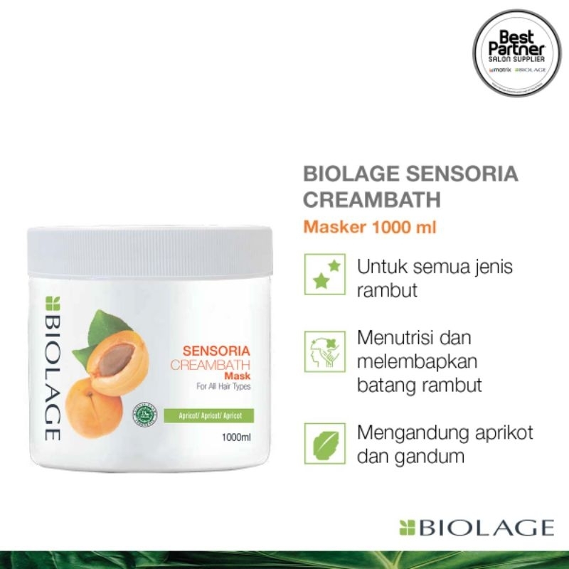 MATRIX BIOLAGE SENSORIA CREAMBATH 1000 ml