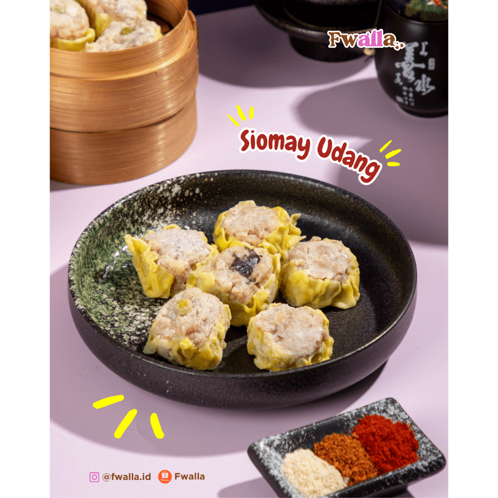 

Dimsum Siomay Premium Ayam/ Udang Halal Free Chili Oil (Fresh/Frozen)