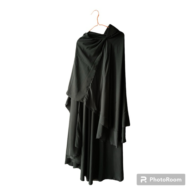 Preloved Khimar Safar Jetblack